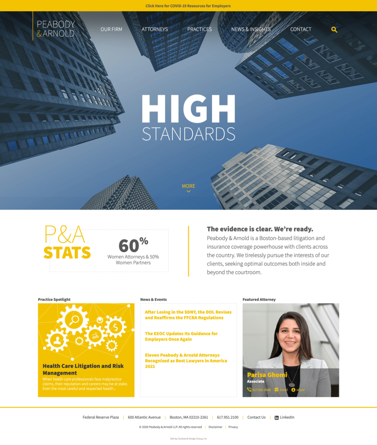 Website Design Example Emphasis Examples Why Emphasis Matters in Web Design – Waltham & Boston MA