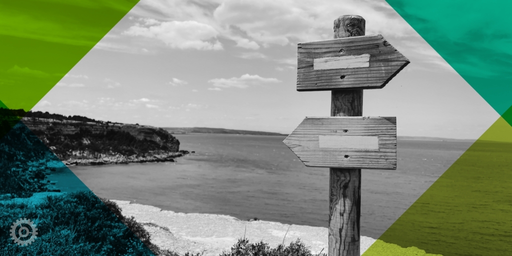 Arrow Signs And Ocean