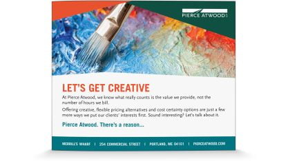 Pierce Atwood Print Ad