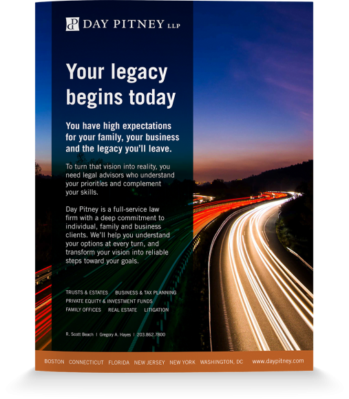 Marketing & Branding For Day Pitney Law Firm Clockwork Design Group