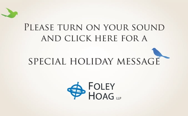 Foley Hoag Ecard 2013