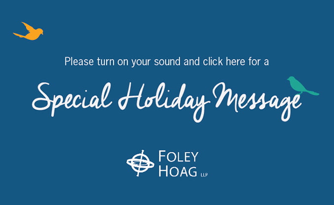 Foley Hoag Ecard 2014