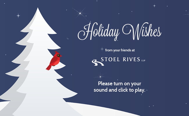 Stoel Rives Holiday Ecard 2015