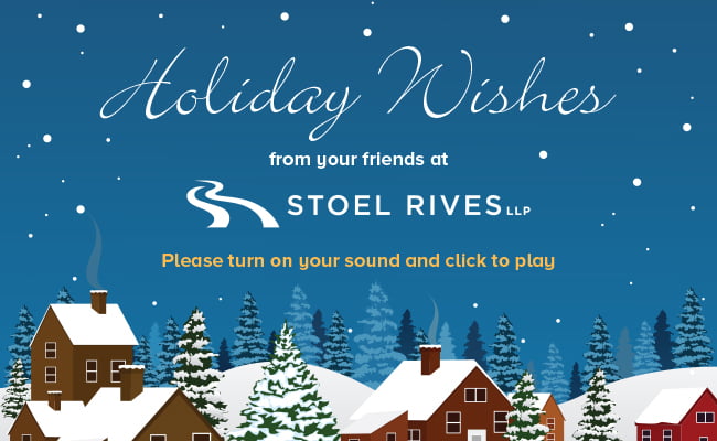 Stoel Rives Holiday Ecard 2017