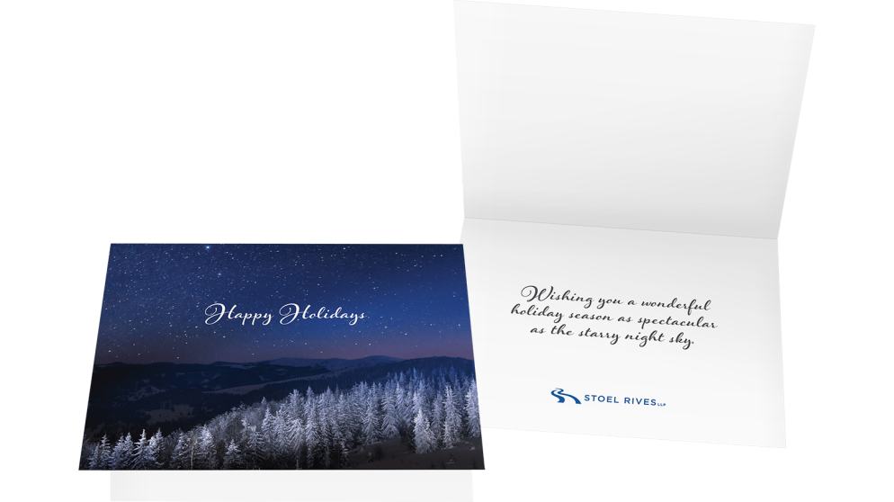 Stoel Rives Holiday Print Card 2016