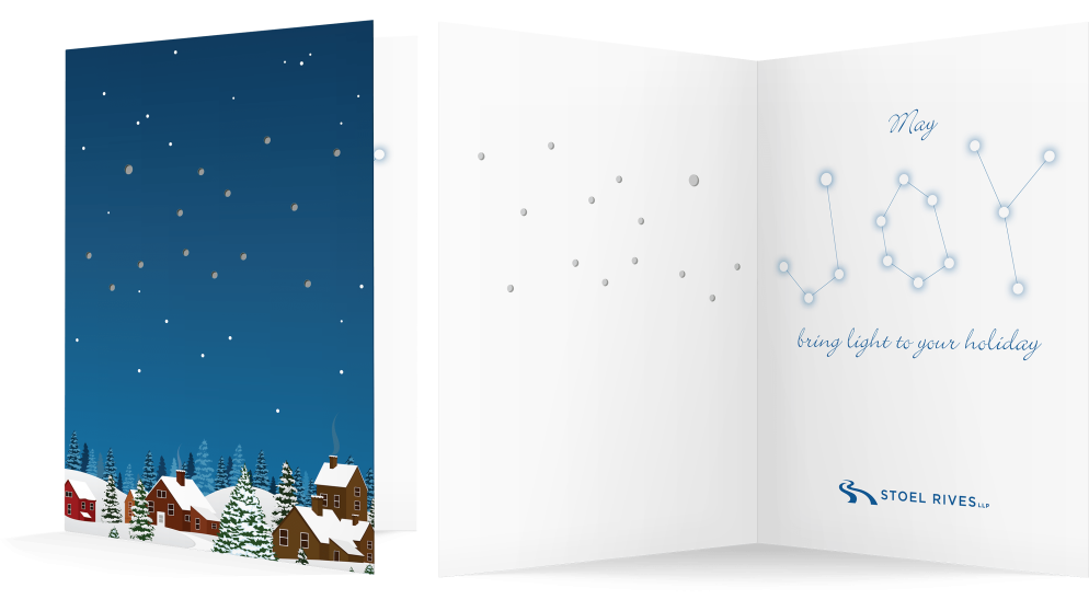 Stoel Rives Holiday Print Card 2017