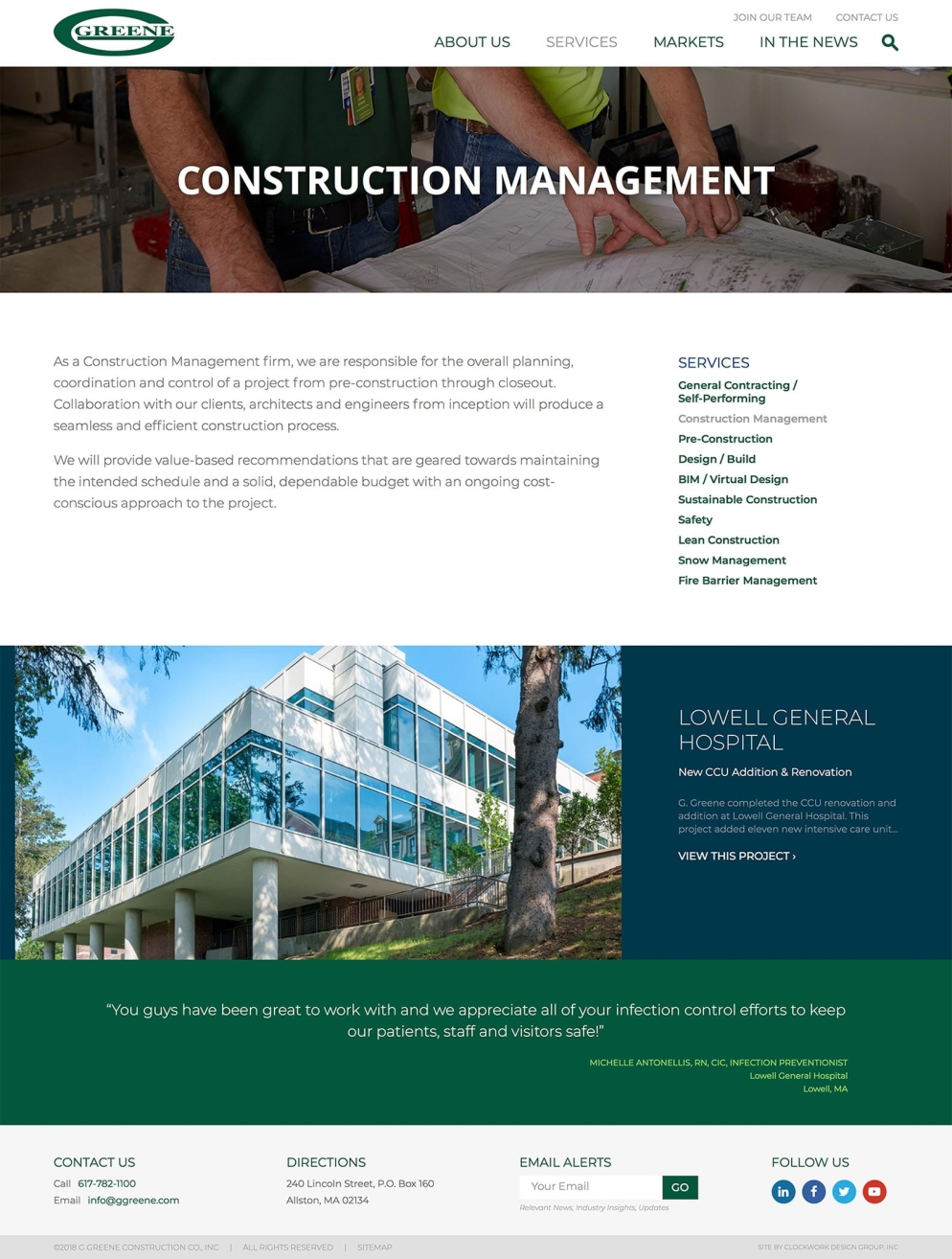 Ggreene Service Pages