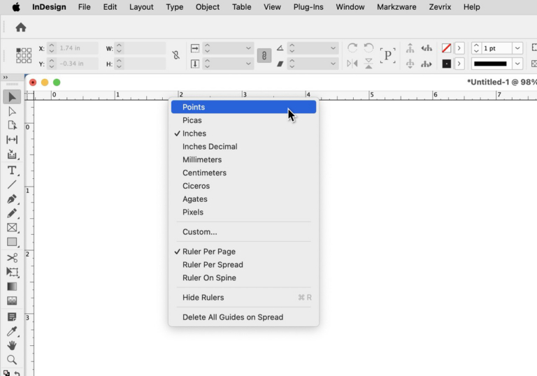 Adobe Indesign Isometric Ruler Mike’s Technical Tip: Easily Change Units of Measure in Adobe Creative ...