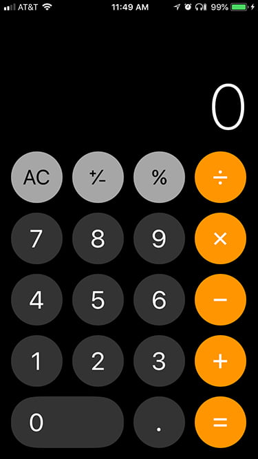 Mike's Technical Tip: Couple iPhone Calculator - Clockwork Design Group, Inc