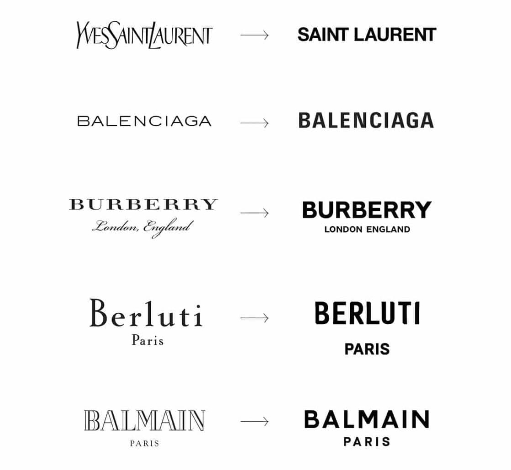 Why Fashion Brands All Use the Same-Style Font in Their Logos - Bloomberg