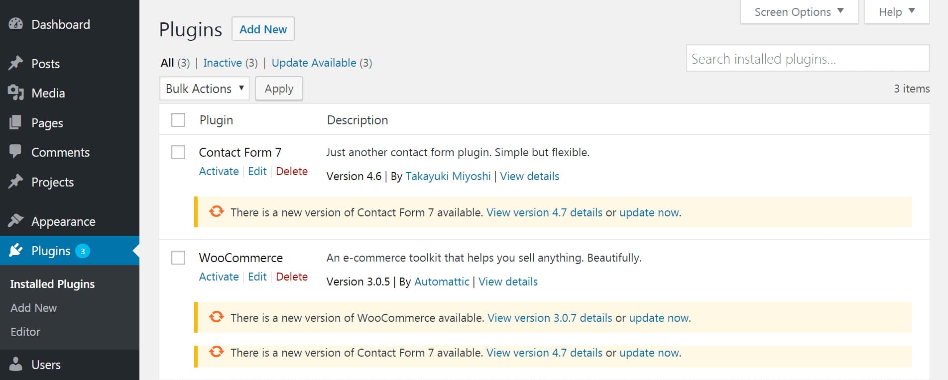 Wordpress Plugins To Update