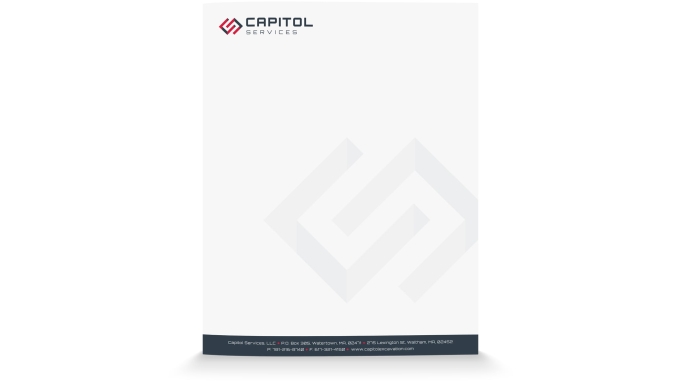 Capitol Services Letterhead