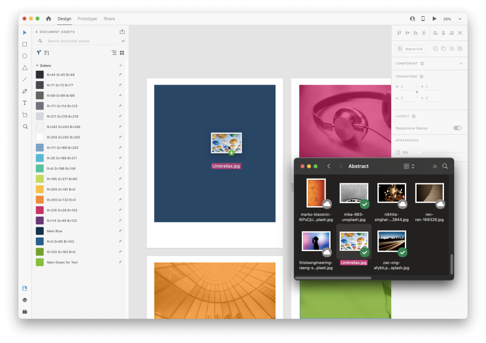 comment rogner une image sur adobe xd