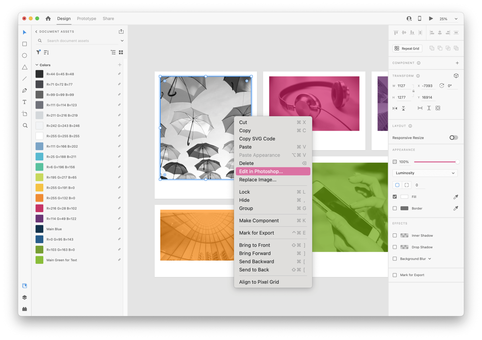 Working With Images in Adobe XD Clockwork Design Group, Inc