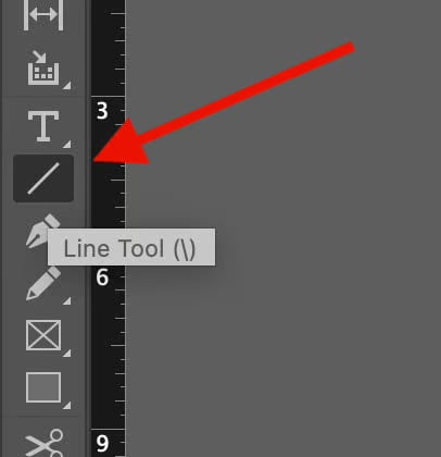 InDesign Line Tool