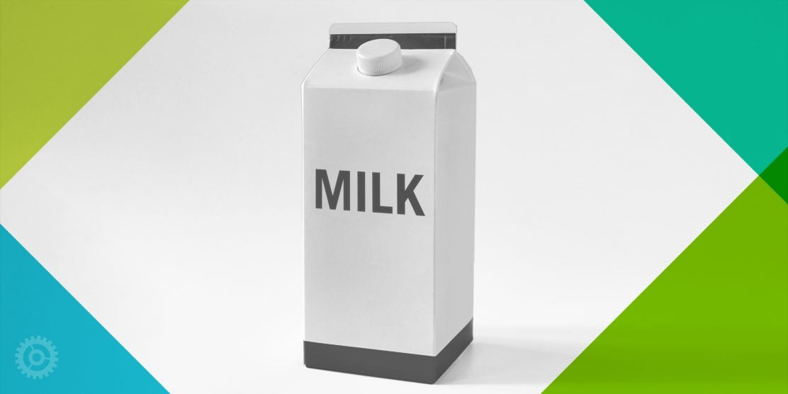 Branding Versus Blanding Milk Carton