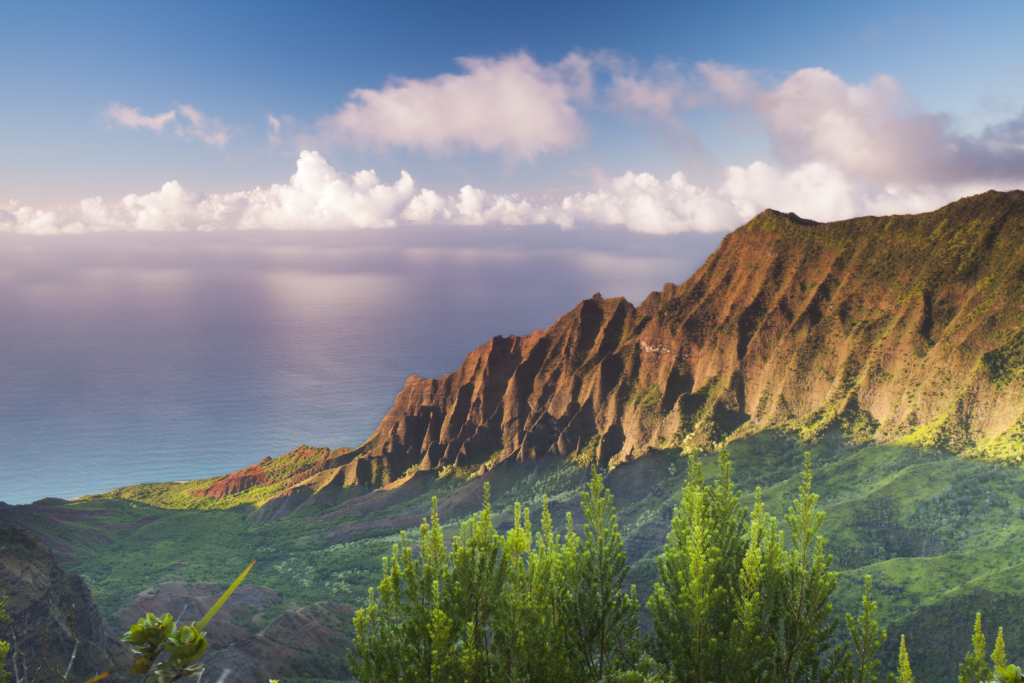 Sunset At Na Pali Coast