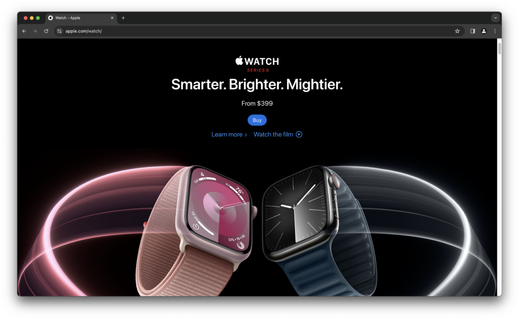 Apple Watch Dark Mode