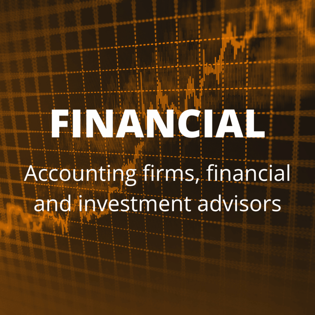 Graphic design for accounting and investment advisory firms