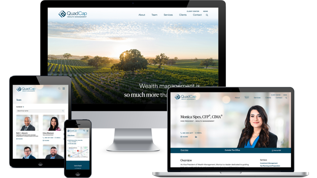 Quadcap Website