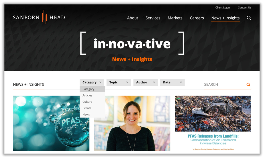 Sanborn Head Blog Categories