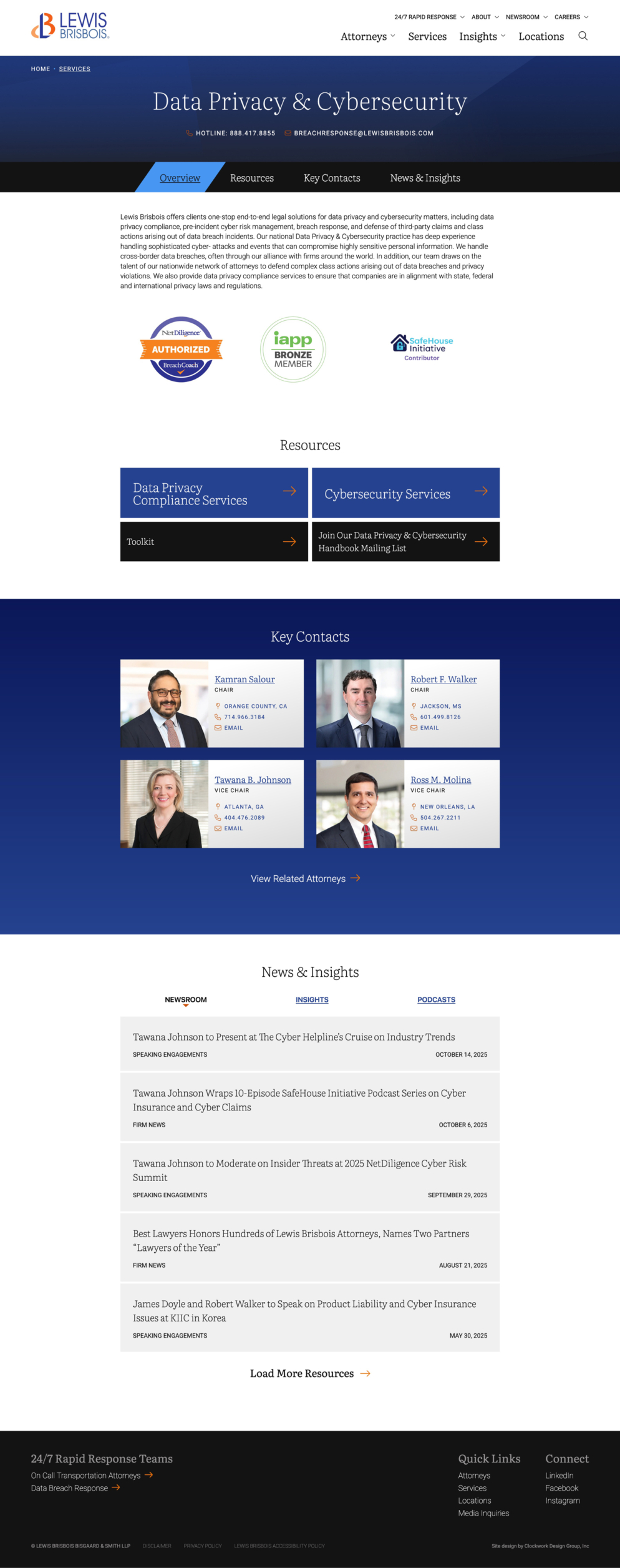 Lewis Brisbois Data Privacy Cyber