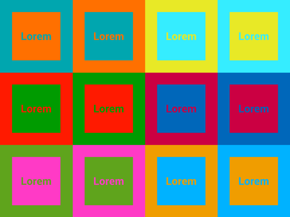 Vibrating Colors Example In Color